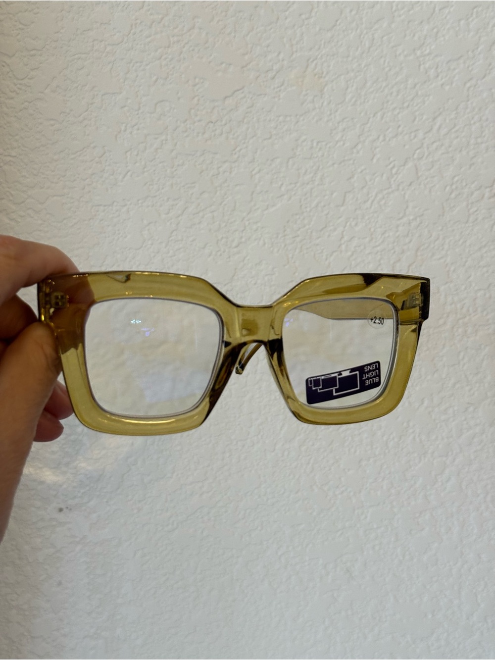 Fifth & ninth green Oversized Square Blue-Light Glasses 
No +2.5 - Picture 6 of 13